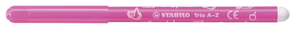 Feutres Stabilo Trio A-Z 12 couleurs dont 2 fluo - pointe moyenne