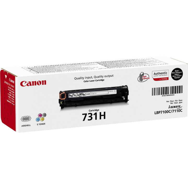 Cartouche toner Canon 731 bkh - rendement élevé 2400 pages