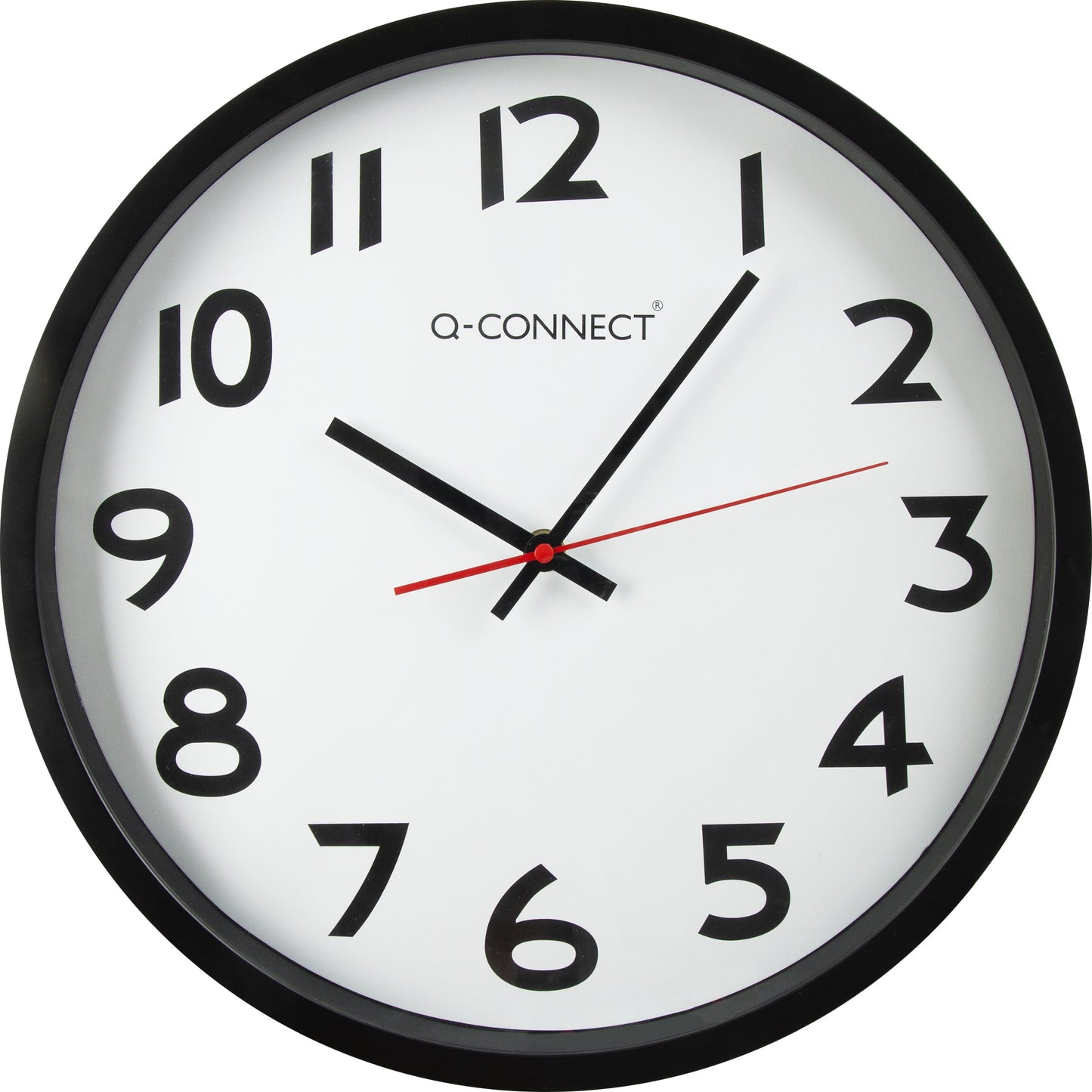 Horloge plastique 34cm noir