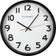 Horloge plastique 34cm noir