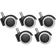 Roulettes siége de bureau -sol dur axe 11 diamétre 50mm -lot de 5
