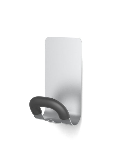 Patere magnétique 1p 5kg gris/noir