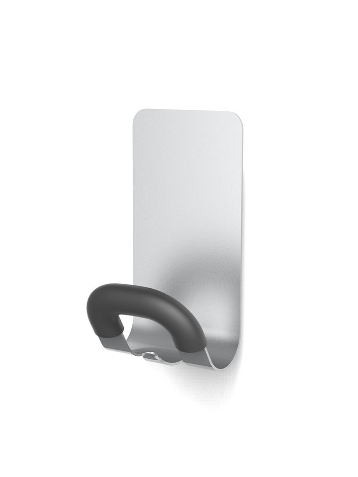 Patere magnétique 1p 5kg gris/noir