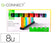 Set de 8 surligneurs biseautés - couleurs pastel