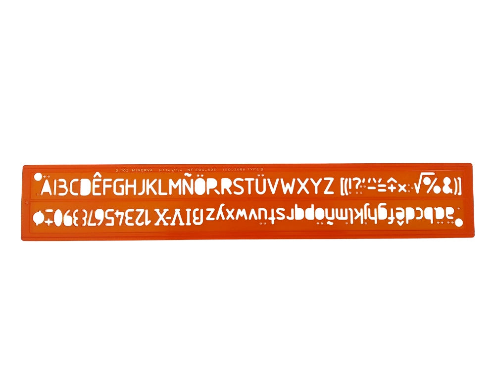 TRACE-LETTRES MINERVA ISO14MMD