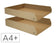 Corbeille Courrier carton rigide A4+- lot de 2
