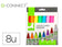 Marqueurs craie liquide assortis - pack de 8