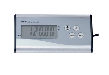 Pèse-paquets 120kg - plateau inox et pupitre séparé