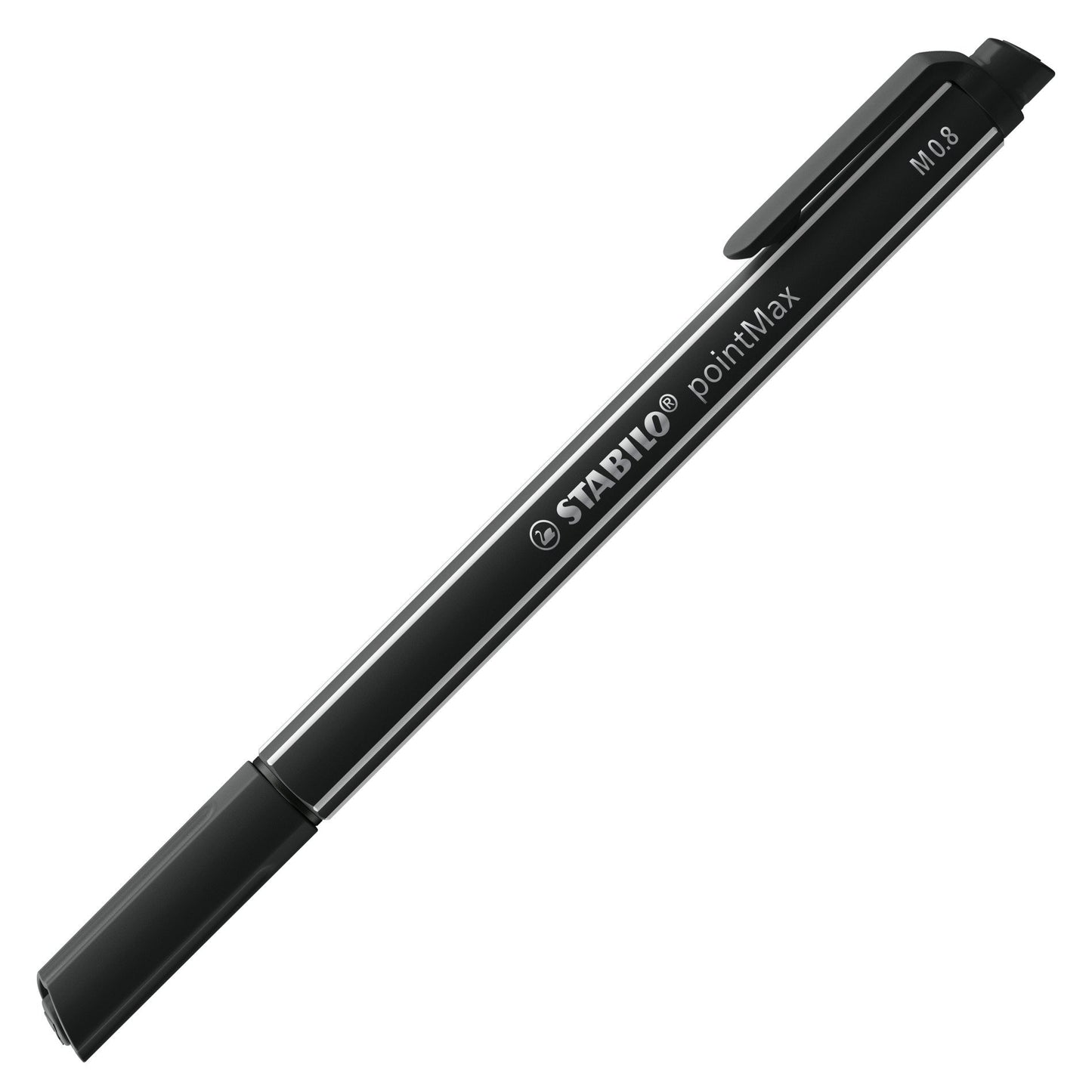 Feutre pointmax noir - pointe moyenne 0,8 mm