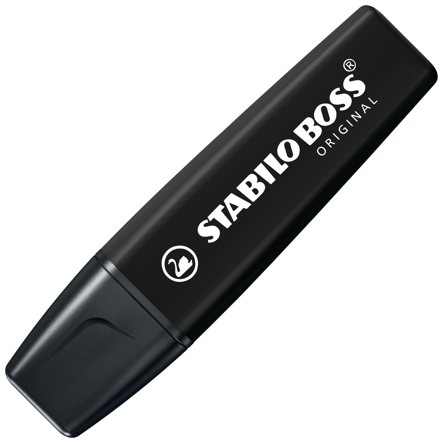 Surligneur stabilo boss Noir - Pointe Biseautée, Traçage Précis