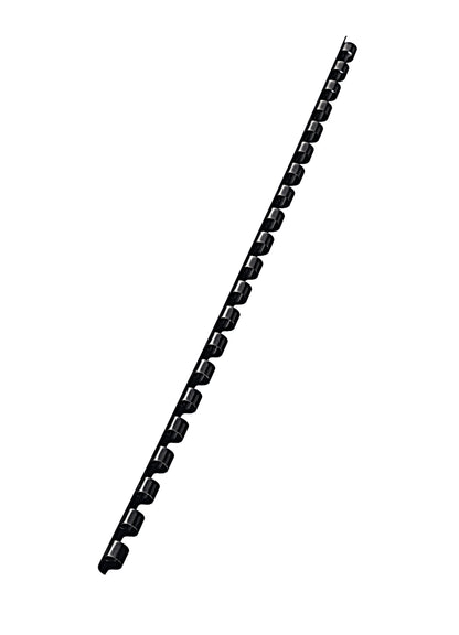 Baguette de reliure 6mm-noir -boite de 100