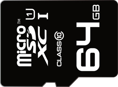 Carte microsdxc 64gb - haute vitesse classe 10