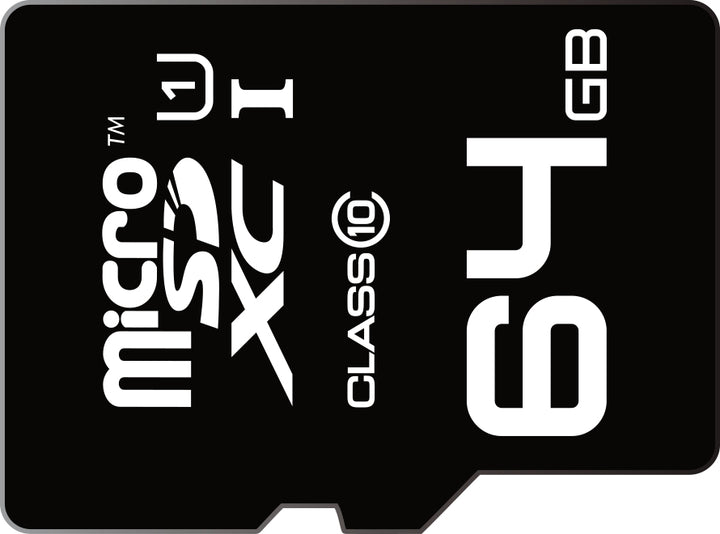 Carte microsdxc 64gb - haute vitesse classe 10
