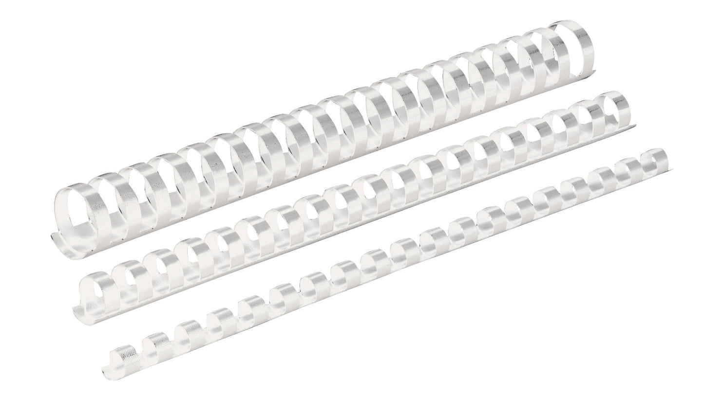 Reliure plastique 6mm blanc -