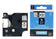 Ruban pour dymo D1 9mm-transparent/noir