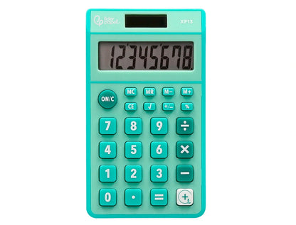 Calculatrice poche 8chiffres solaire vert