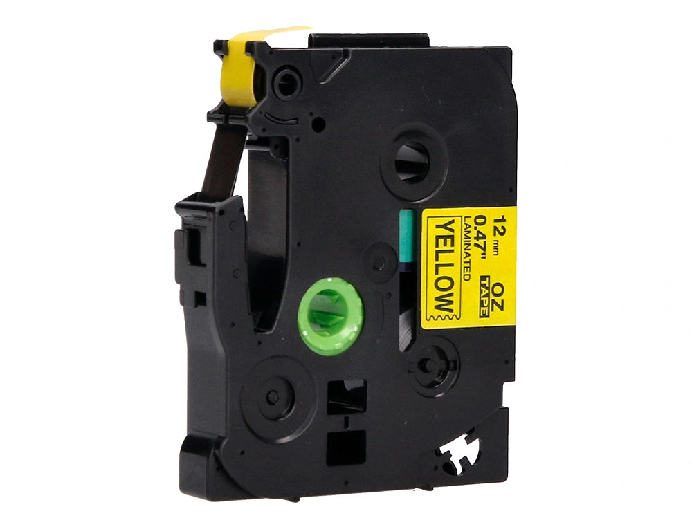 Ruban compatible Brother TZE631 - 12mm Noir/Jaune