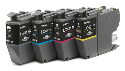 Pack cartouches Brother lc421 - impression couleur optimale