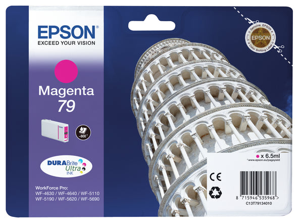 Cartouche d'encre Epson c13t79134 magenta pise- haute capacité