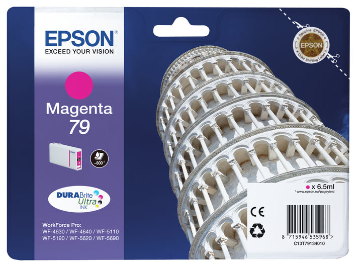 Cartouche d'encre Epson c13t79134 magenta pise- haute capacité