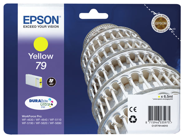 Cartouche d'encre Epson c13t79144 jaune pise - haute capacité