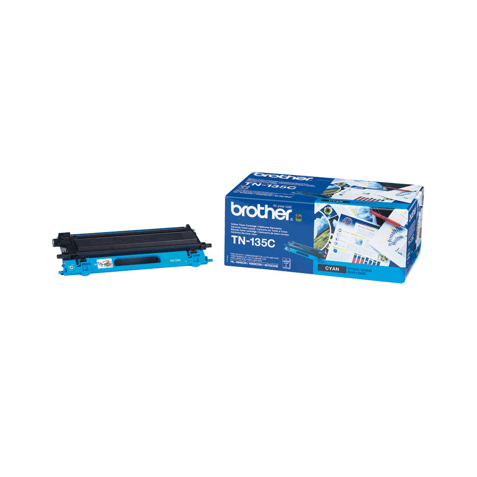 Cartouche toner Brother cyan tn-135c - rendement 4000 pages