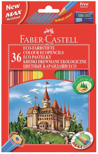 Crayons de couleur - Étui de 36 - Résistance et Intensité