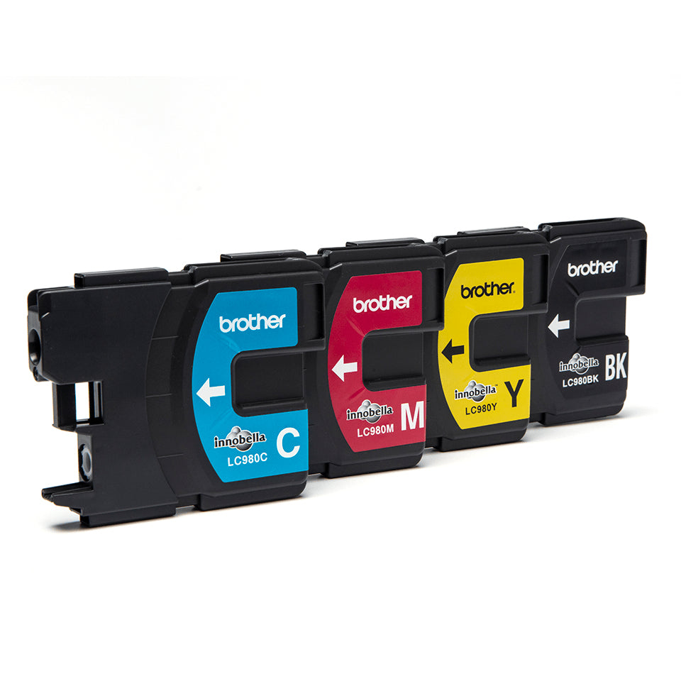 Pack 4 cartouches Brother lc980 - rendement économique