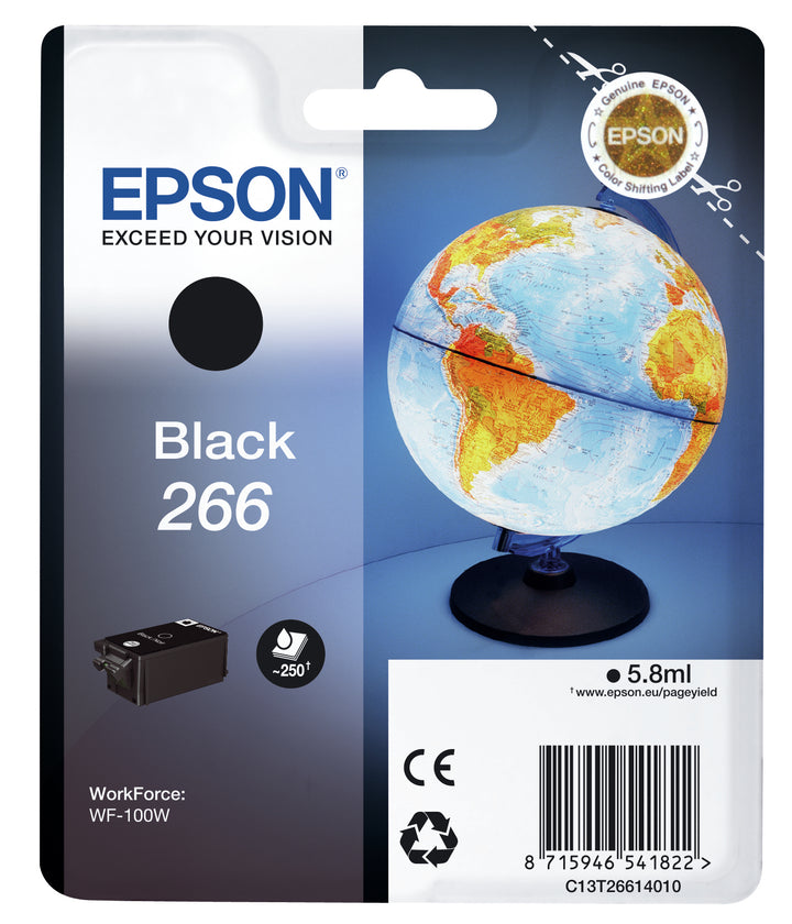 Cartouche d'encre Epson noire 5,8 ml - pigments durables