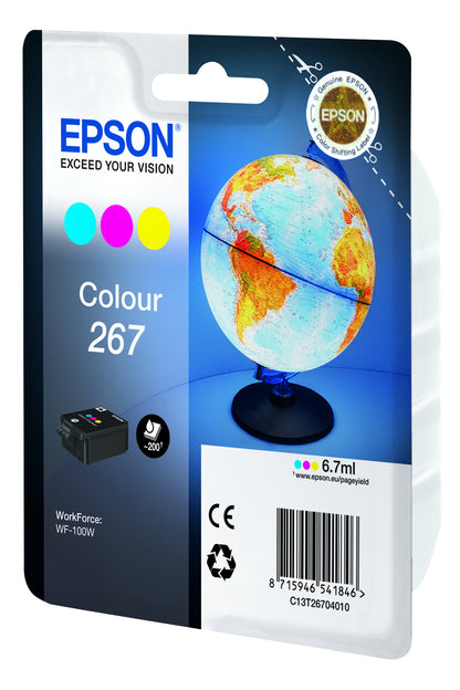 Cartouche d'encre Epson globe 267 - 200 pages