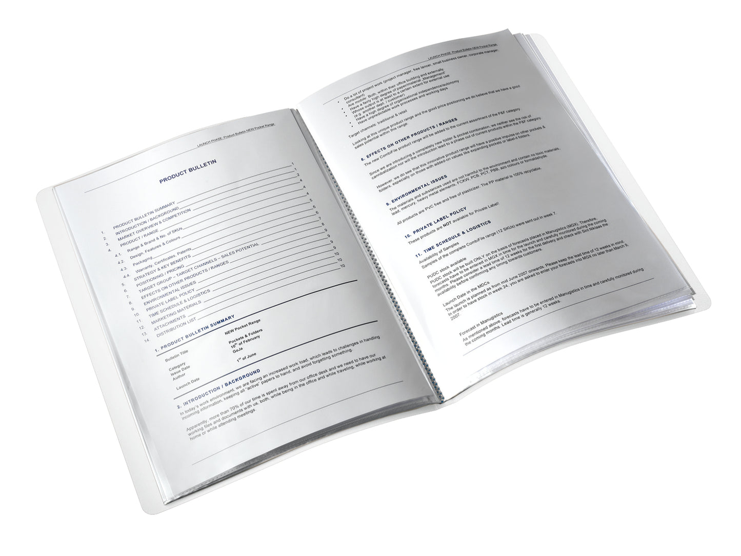 Protège-documents wow 40vues vert