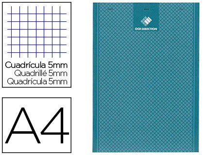 Bloc de bureau agrafé  A4 200 pages 60G -5/5