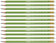 Crayon papier greengraph HB bout gomme