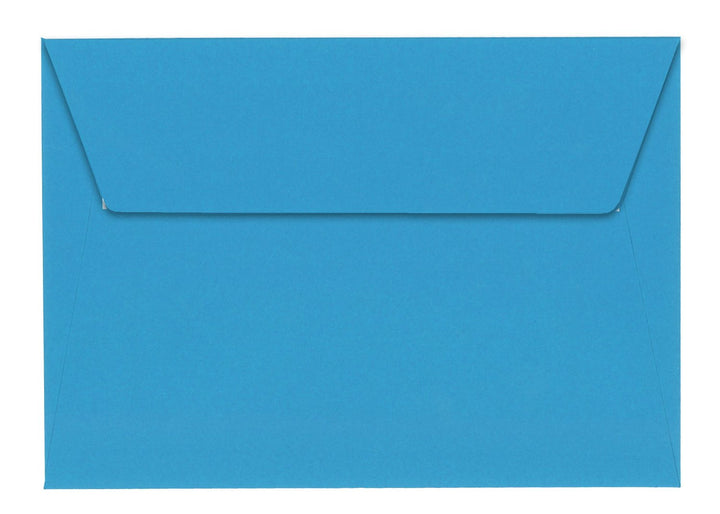 Enveloppe c6 turquoise - lot de 20, fermeture auto-adhésive