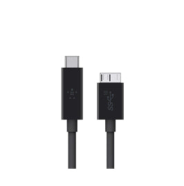 Câble USB-C/Micro USB - Transfert Rapide 10 Gbit/s