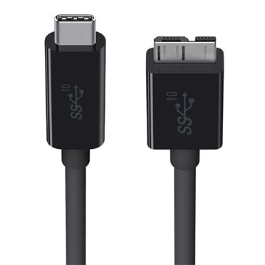 Câble USB-C/Micro USB - Transfert Rapide 10 Gbit/s