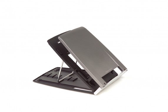 Rehausseur pliable pc avec porte-documents - ergonomie optimale