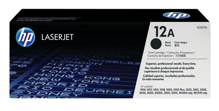 Cartouche toner HP q2612a - noir 2000 pages