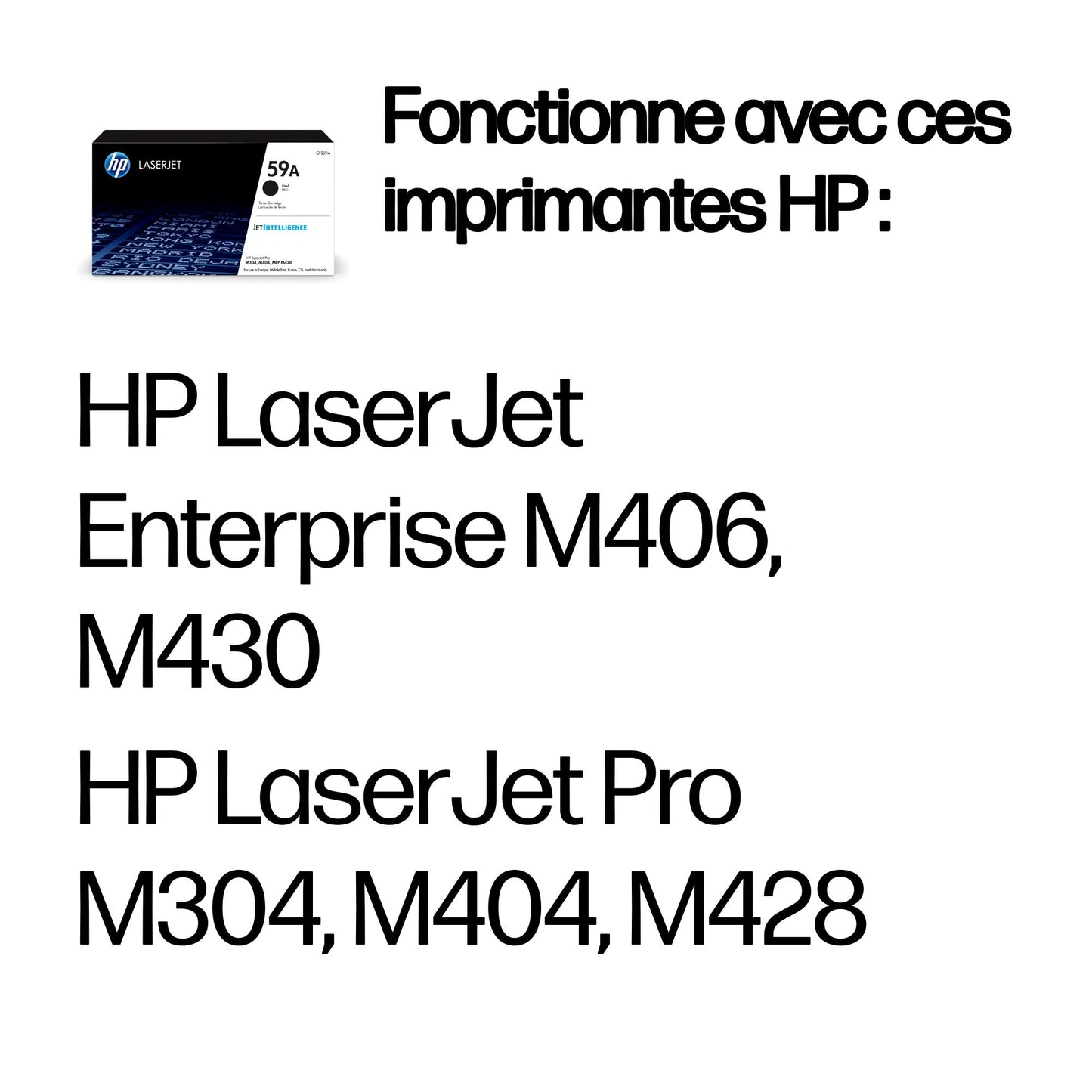Toner HP CF259A Noir 3000P