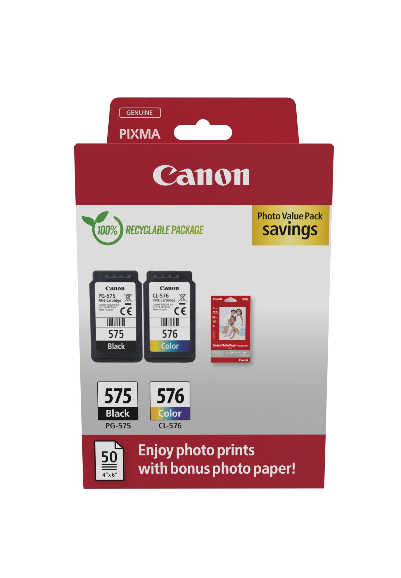 Pack économique cartouches Canon PG-575/CL-576