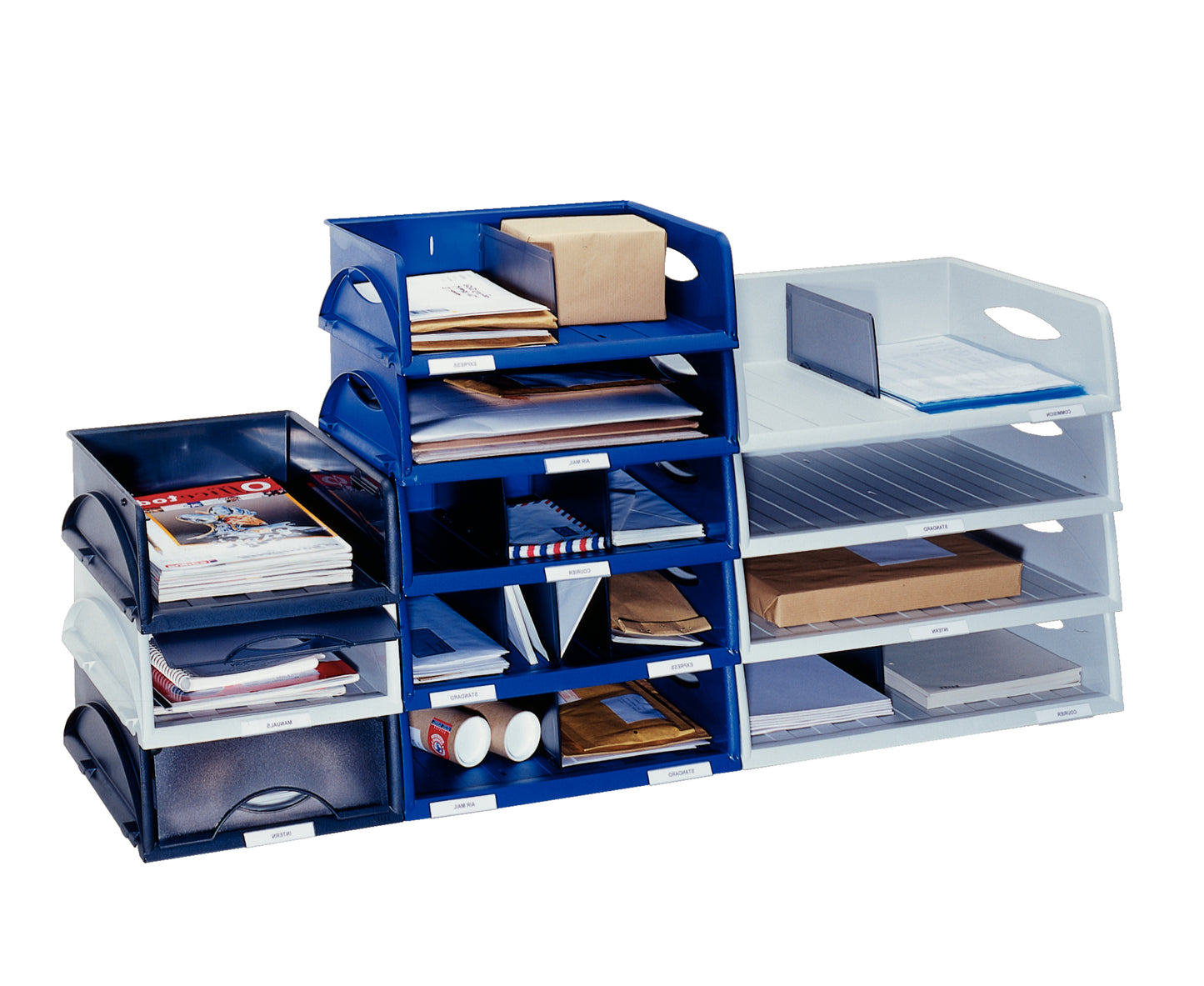 Corbeille courrier sorty a4 noir