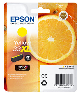 Cartouche d'encre Epson jaune 33xl - 650 pages