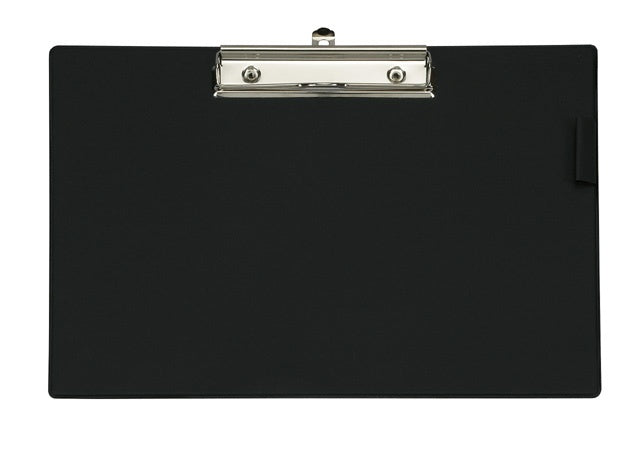 Porte bloc avec pince A4 -paysage -noir