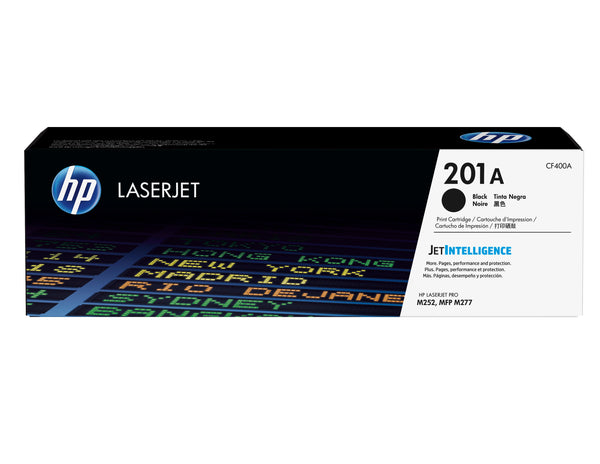 Cartouche toner HP laser 201a - texte noir net