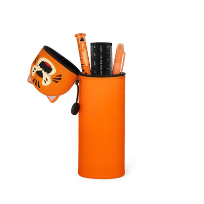 Trousse LEGAMI 2-en-1 Rétractable - Silicone Orange