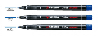 Feutre Permanent Pointe Fine Assortiment de 4 Couleurs - STABILO SWAN