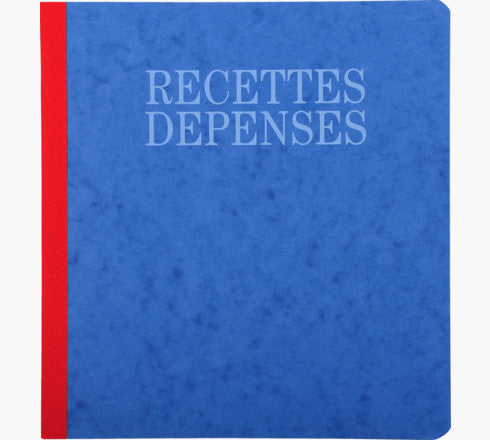 Registre Recettes-Dépenses 21x19cm - EXACOMPTA 930E - 80 Pages
