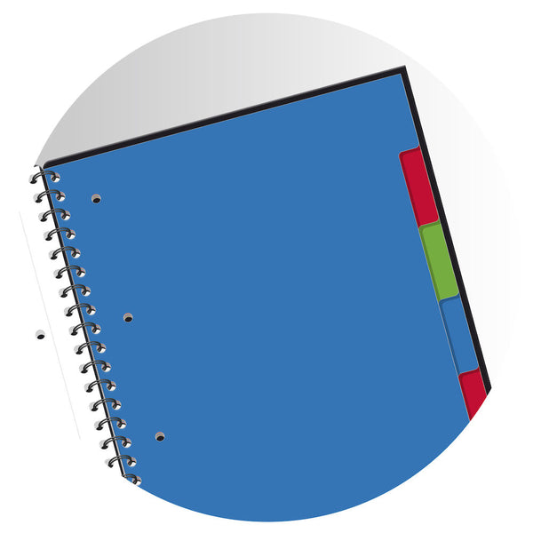 Cahier Organiser A4+ - Trieur intégré - 160 pages