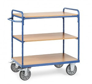 Chariot 3 Plateaux - Capacité 600 kg, 4 Roues