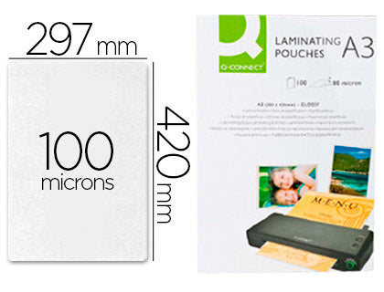 Pochette  a3 100 microns p/100